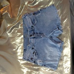 Silver Jean Shorts Size 29
